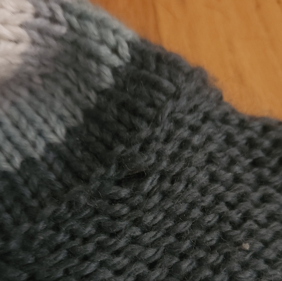 Anthropologie Cowl Neck Knit Sweater with 3/4 Sleeves and Stripes - Picture 8 of 8